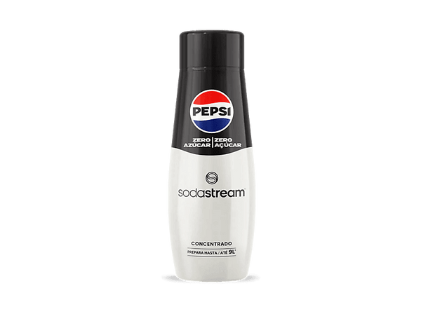 Botella - SodaStream Pepsi Zero, 440ml, Negro