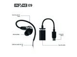 Auriculares gaming - Sony INZONE E9, Aislamiento acústico, Caja de audio USB-C, PC streaming, Cable 1,8 m, Fnatic, Estuche, G900B, Negro