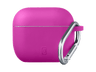 Funda - CellularLine Bounce, Compatible con AirPods Pro 3, Silicona, Con Gancho, Rosa