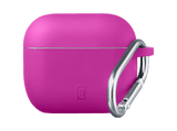 Funda - CellularLine Bounce, Compatible con AirPods Pro 3, Silicona, Con Gancho, Rosa