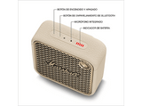 Altavoz inalámbrico - Marshall WILLEN II, 38 W, Bluetooth, Autonomía 17 h, Micrófono, Cream