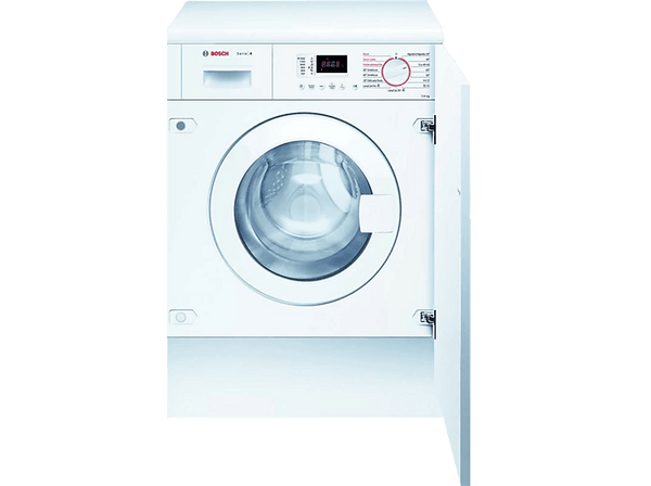 Lavadora secadora integrable - Bosch WKD24362ES, 7kg+4kg, 1355 rpm, 15 programas, ActiveWater, Blanco
