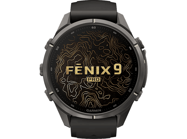 Reloj deportivo - Garmin Fenix 9 Pro LTE, 4.7 cm, GPS, Multideporte, Negro