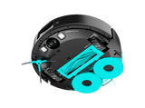 Robot aspirador - Cecotec Conga Y100 Spin AI, 2.8 l, Programable, Base de Carga, 220 m², Negro