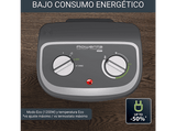 Calefactor - Rowenta Instant Comfort SO2330, 2400 W, 40 m², 2 Velocidades, Temperatura Ajustable, Apagado Auto., Silencioso, Anticongelante, ECO, Gris