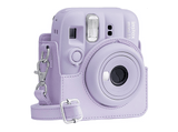 Funda cámara - Fujifilm Instax Mini 13, Cuero sintético, Morado