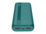 Powerbank - CellularLine Essential, 20000 mAh, 12 W, 144 horas, USB C, USB A, Azul