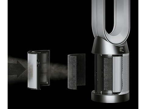 Ventilador sin aspas - Dyson Purifier Hot+Cool™ HP1, Purifica ventila y calienta, Mando a distancia y Control por APP, Blanco