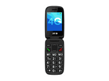 Móvil - SPC Harmony 2, 4G, Para mayores, Teclas grandes, Botón SOS, Compatible audífonos, Volumen 104dB, Radio FM, Linterna, Base de carga, Negro