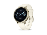 Reloj deportivo - Garmin Venu 4, Blanco, 41mm, Pantalla 1.2, Autonomía 10 Días, Alineación del Sueño, Correa de Silicona