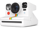 Cámara instantánea - Polaroid Now+ 2ª Generation, Enfoque automático, Montura trípode, Kit lentes colores, Blanco
