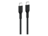 Cable USB - Belkin BoostCharge Pro Cable trenzado USB-C a USB-C de 240 W, 3m, Universal, Negro