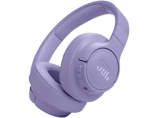Auriculares inalámbricos - JBL Tune 770 NC, Cancelación ruido adaptativa, Autonomía 70h, Carga rápida, Lila