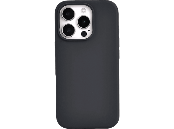 Funda móvil - ISY ISC 2349, Compatible con iPhone 16 Pro Max, Resistente a Golpes, Negro