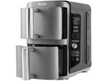 Freidora de aire - Ninja SL400EU, 2470 W, 9.5 l, 6 Programas, 4 Niveles Independientes para Cocinar, Gris