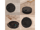 Robot aspirador - Cecotec Conga 7690 Immortal Max, 45W, Autonomía 220 min, Limpieza 4 en 1, App, WiFi, Navegación láser, 5000Pa, Black