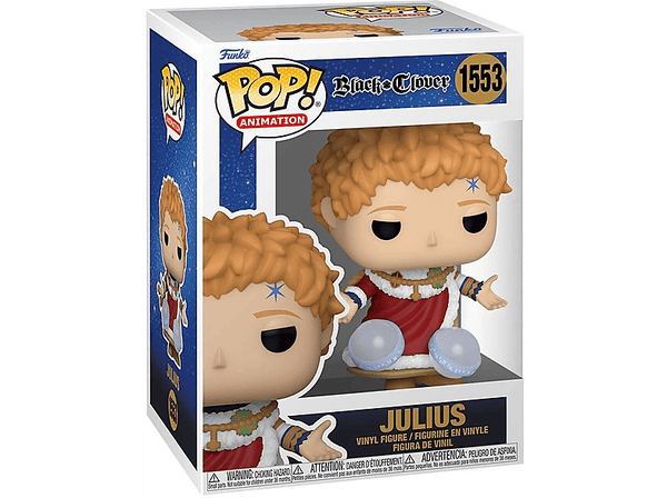 Figura Funko Pop! - Funko Black Clover: Julius, Vinilo, 10 cm