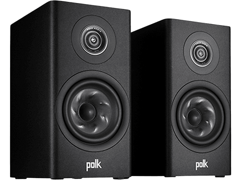 Altavoz de estantería - Polk Audio Reserve R100, 2 Unidades, 70 W, 44 Hz - 50 kHz, 3.6 Ω, 86 dB, Tweeter 2.5 cm, Negro