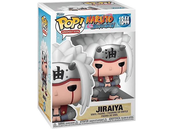 Figura Funko Pop! - Funko Pop! Naruto Shippuden: Jiraiya, Vinilo, 10 cm