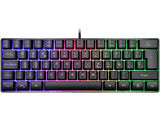 Teclado gaming - ISY IGK 3500-ES, Cable 1.7 m USB, Mini, Retroiluminación, Negro