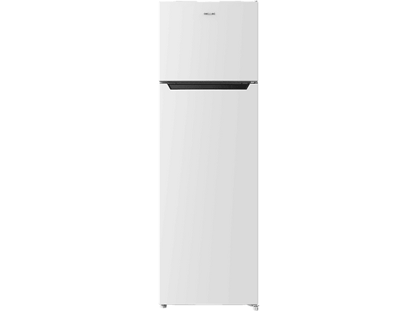 Frigorífico dos puertas - Cecotec Bolero CoolMarket 2D 261 White E, Capacidad 261 L, Modo Fast Freezing, LED interior, Clase energética E, White