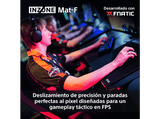 Alfombrillas gaming - Sony INZONE Mat-F, Fnatic, Deslizamiento de precisión en FPS, Antideslizante SlimFlex, Grosor 6mm, 480 x 400 mm, PC, F900, Negro