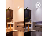 Bombilla inteligente - Philips PHI WFB 50W GU10 GLASS 927-65 TW 2PF/6, Luz blanca fría, Pack 2, Blanco