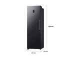 Congelador vertical - Samsung Bespoke AI RZ70H32HDFEF, 323 l, 185.8 cm, Grafito