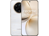 Móvil - realme 14 Pro+, Blanco, 256GB, 8 GB RAM, 6.83 Curva cuádruple sin biseles, Qualcomm Snapdragon® 7s de 3.ª generación, 6000 mAh