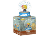 Figura - Mini Bola de nieve One Piece, 5 cm, Vinilo y Cristal, Aleatorio