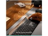 Teclado numérico - Logitech Signature Slim Solar+, Bluetooth, Alimentación por luz solar y artificial, Multidispositivo, PC-Mac, Personalizable, Negro