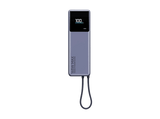 Powerbank - Xiaomi PB1165M, 10000 mAh, 1x USB-C, 165W, Cable Integrado, Pantalla Inteligente a Color, Gris metálico