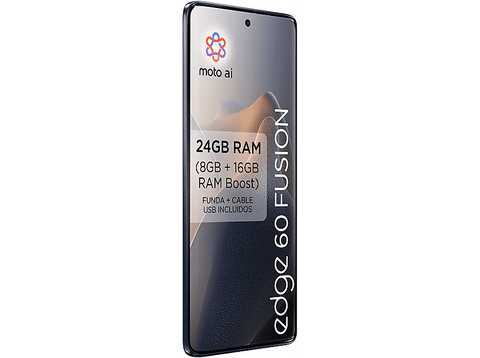 Móvil - motorola edge 60 fusion, Grey, 256 GB, 8 GB RAM, 6.7