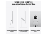 Apple Studio Display, 27, Vidrio nanotexturizado, 60 Hz, Pantalla Retina 5K, Soporte de inclinación ajustable, Plata