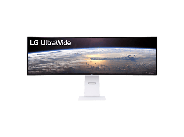 Monitor gaming - LG 49U950A-W, 49" Full-HD, 144 Hz, 5 ms, IPS curvo 3800R, 2x HDMI, Altavoces integrados, Altura ajustable, Blanco