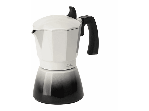 Cafetera tradicional - JATA HCAF2409, Aluminio, 9 Tazas, Asa Antiquemaduras, Apta Para Todas las Cocinas, Inducción, Degradado