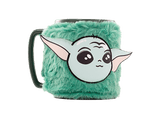 Taza - Sherwood Grogu de The Mandalorian (Star Wars), Con cubre taza peludo