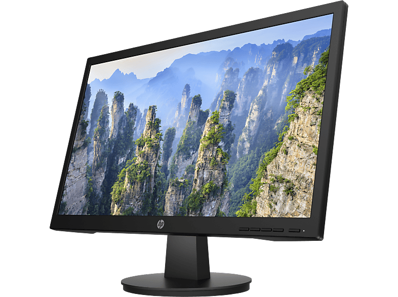 Monitor - HP V22e, 21.5, Full HD, 5 ms, 60 Hz, 1 VGA; 1 HDMI 1.4, Low blue light, Negro