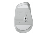 Ratón inalámbrico - Logitech M850 L, Bluetooth, Reposamanos, Multidispositivo, Botones personalizables, PC-Mac, 4000ppp, Clics silenciosos, Blanco
