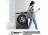 Lavadora carga frontal - Hisense WF1Q8041BT, 8 kg, 1400 Rpm, Función Vapor, Eficiencia A-20%, Gris