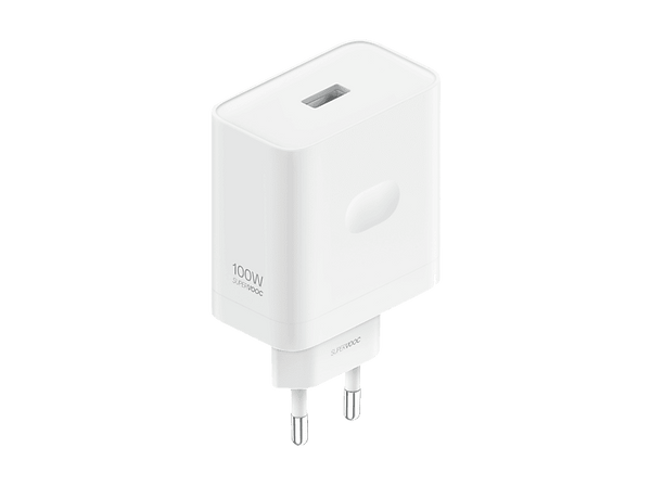 Cargador de pared - OPPO Supervooc 100W Power Adapter Kit, Compatibilidad Universal, Blanco