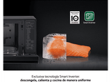 Microondas con horno - LG MJ3965BPS, 39 L, 4 en 1, Grill, Multifunción