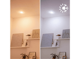Bombilla inteligente - Philips  PHI WFB 50W GU10 GLASS 922-65 RGB 2PF/6, Luz blanca y multicolor, Pack 2, Blanco