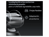 Afeitadora - Braun Series 6  62-B1200S, 1 accesorio de precisión, 60 min autonomía, Afeitado en seco y en mojado, Azul