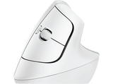 Ratón inalámbrico - Logitech Lift, Ergonómico, 4000 ppp, Botones personalizables, Multidispositivo, Windows-Mac, USB Logi Bolt, Blanco