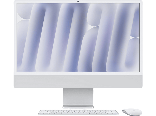 Apple iMac (2026) 24" Retina 4.5K, Chip M6, CPU de 10 núcleos, GPU de 10 núcleos, 16 GB de RAM, 256 GB de SSD, Plata
