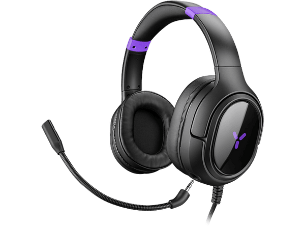Auriculares gaming - Isy IGH-1100, Supraaurales, Cable, Micrófono Desmontable y Flexible, Negro