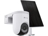 Cámara de vigilancia IP - Ezviz HB8 Lite + Panel Solar, 2560 × 1440, Función de visión nocturna, IP65, Seguimiento Automático Inteligente, Blanco