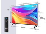 TV DLED 40 - TCL 40SF540, Fire TV, Full-HD, Procesador cuatro nucleos, HDR10, Dolby audio, Negro