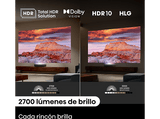 Proyector - Hisense PL2, 4k, 2700 lúmenes, Wi Fi, Dolby Atmos, HDR, Negro